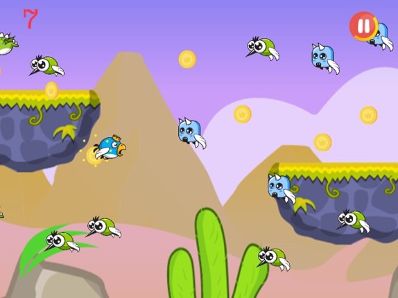 Birds fly in the sky Adventure Games for free screenshot