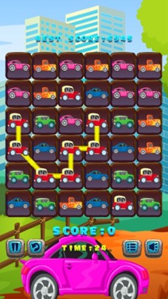 Car Match 3 Puzzle - Car Drag Drop Line Game screenshot