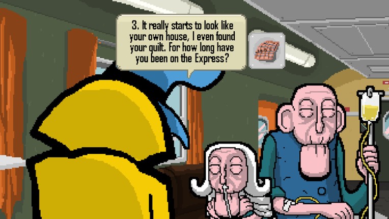 Detective Case and Clown Bot in: The Express Killer screenshot