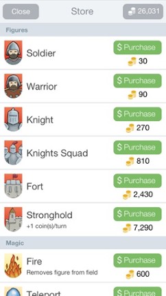 Magic Kingdom - match 3 game with warriors, knights and castles in the middle ages screenshot