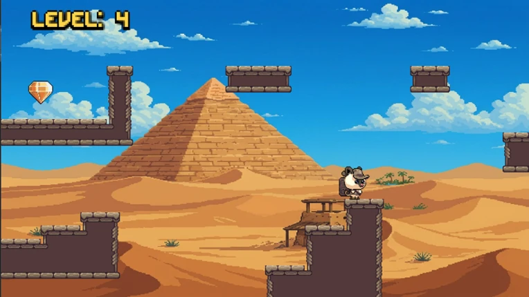 Mel The Pyramid Cat Image