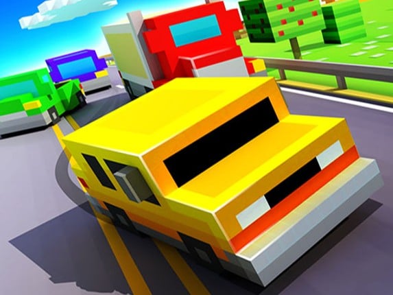 Blocky Highway: Traffic Racing Image