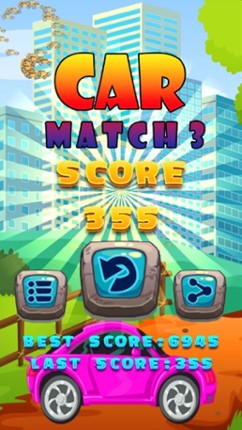 Car Match 3 Puzzle - Car Drag Drop Line Game screenshot