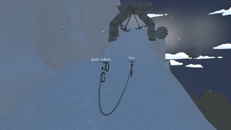 Chained Bikes Image