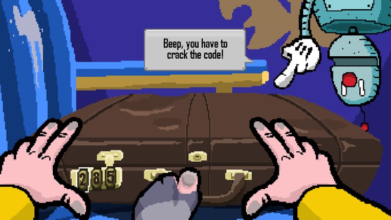Detective Case and Clown Bot in: The Express Killer screenshot