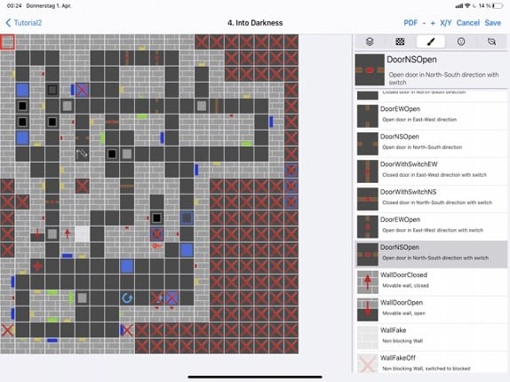 ETDM Level Editor screenshot