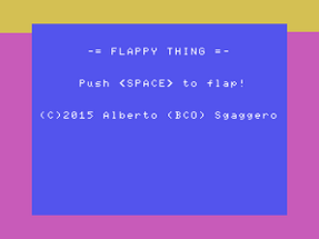 Flappy Thing for MSX computers Image