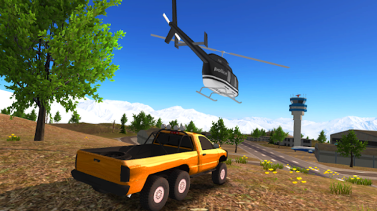 6x6 Offroad Truck Driving Image