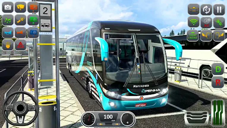 Euro Bus Transport Driving Sim screenshot