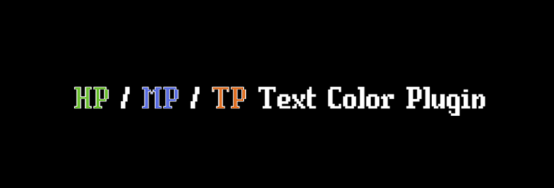 HP MP and TP Text Colors for RPG Maker MZ Image