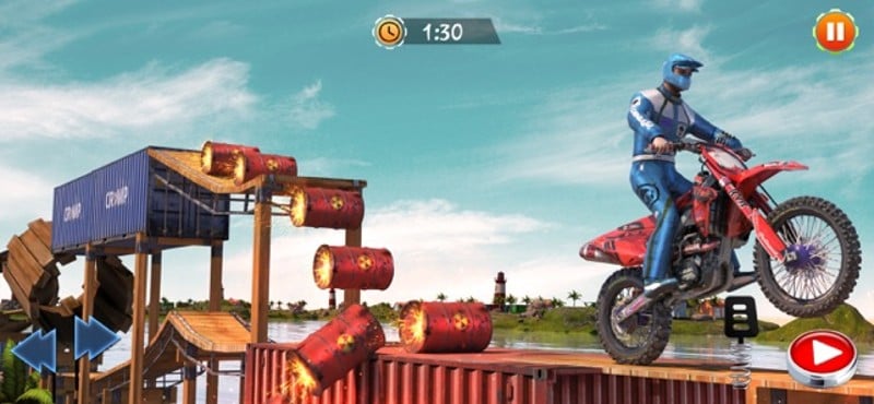 Mad Bike Stunt Rider: BMX Game Image