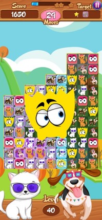 Monster Swipe Match3 Dogs Cats screenshot