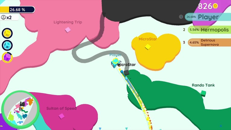 Paper.io 2 screenshot