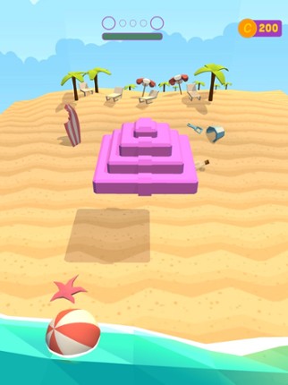 Sand Castle 3D Image