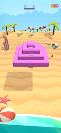 Sand Castle 3D Image