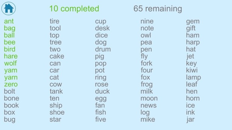 Spelling Adventure Free - Learn to Spell Kindergarten Words screenshot