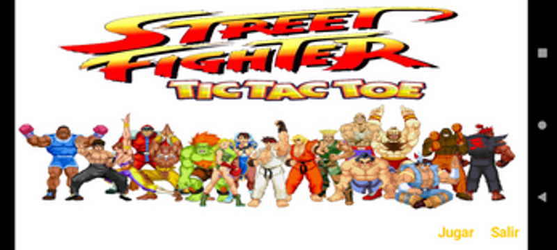 Street Fighter X Tic-Tac-Toe Image