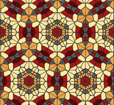 Tiling Generator (Voronoi + Wallpaper Groups) Image