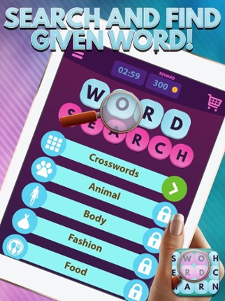 Word Search Genius: Hidden Words Crossword Solver Image