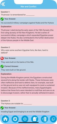 Ancient Egyptians History Quiz screenshot
