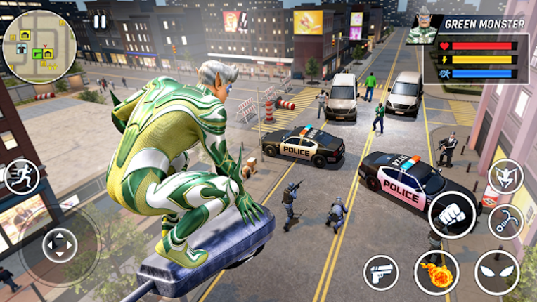 Rope Monster: Crime Battle Image