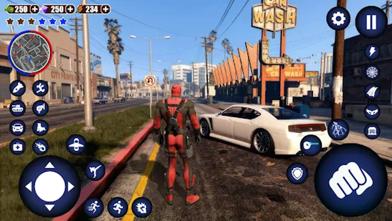 Miami Rope Hero Spider Game 2 Image