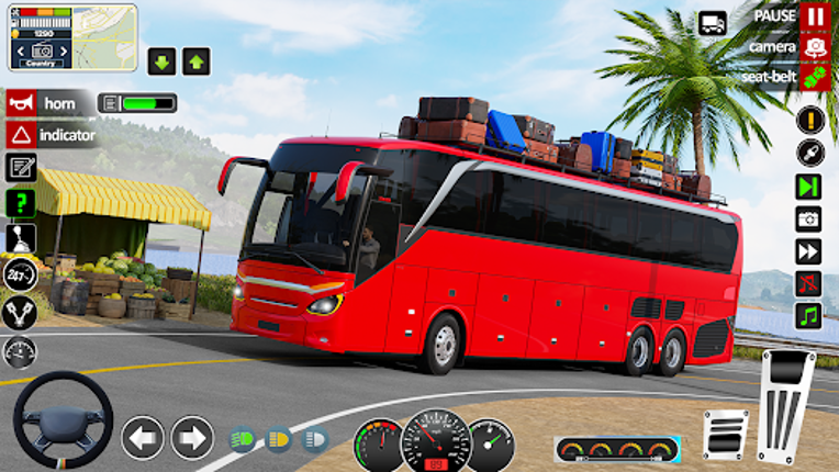 Coach Bus Game 3D Bus Driver screenshot