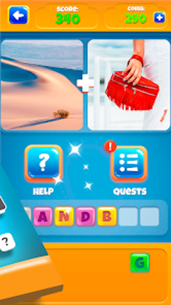 2 Pics 1Word. Offline Games screenshot