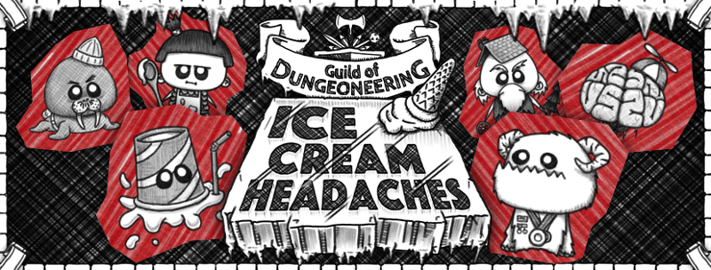 Guild of Dungeoneering Ice Cream Headaches Game Cover