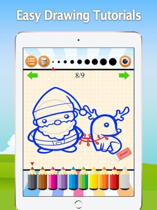 How to Draw Merry Christmas : Drawing and Coloring Image