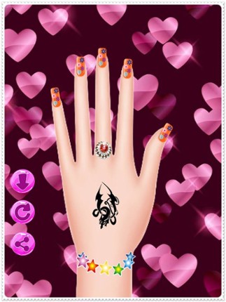 Nail Salon Spa - dress up and makeover games play free tattoo &amp; makeup girls screenshot