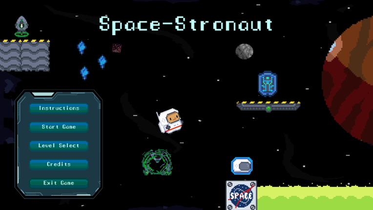 Space-Stronaut Game Cover