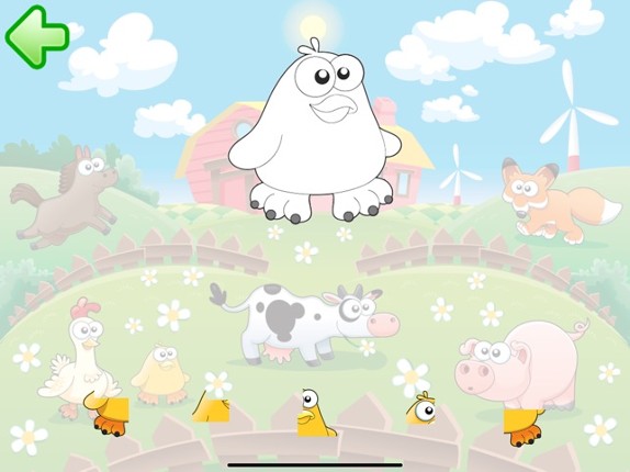 Animal sounds puzzle for kids screenshot