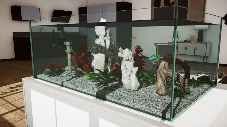Aquarium in Cafe screenshot
