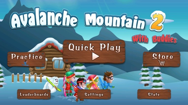 Avalanche Mountain 2 With Buddies - Extreme Multiplayer Snowboarding Racing Game screenshot