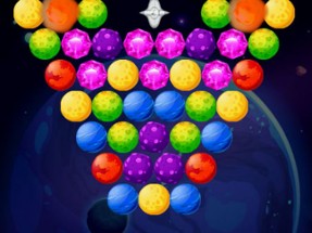 Bubble Shooter Planets Image