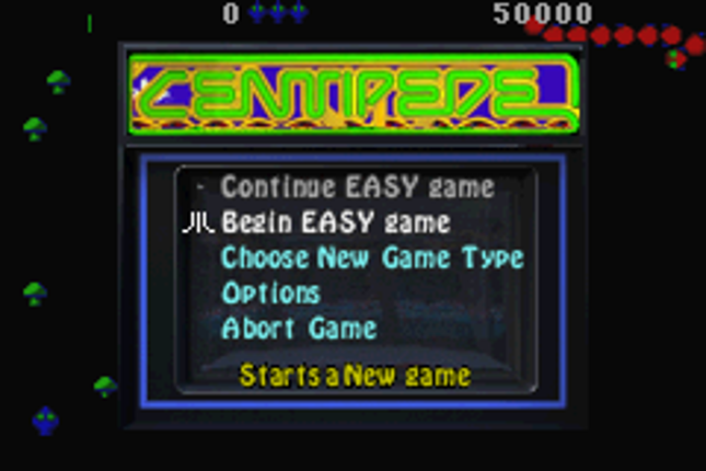 Centipede/Breakout/Warlords screenshot