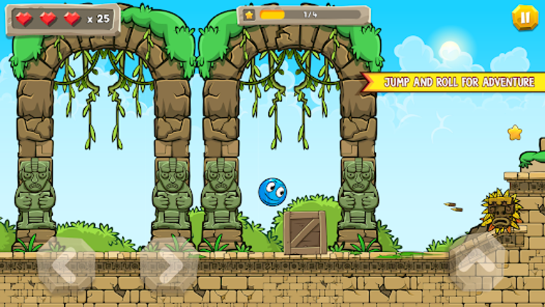 Blue Ball 11: Bounce Adventure screenshot