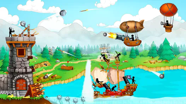 The Catapult: Stickman Pirates screenshot
