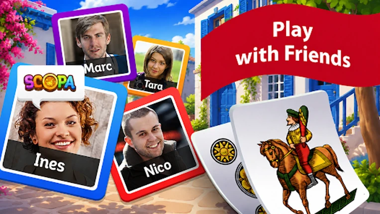 Scopa Online Classic Card Game screenshot