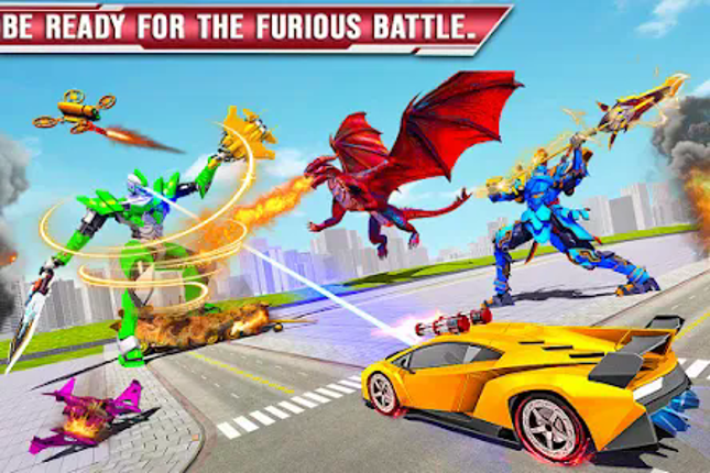 Dragon Robot Car Transform screenshot