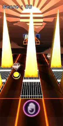 Neon Rolling Ball Image