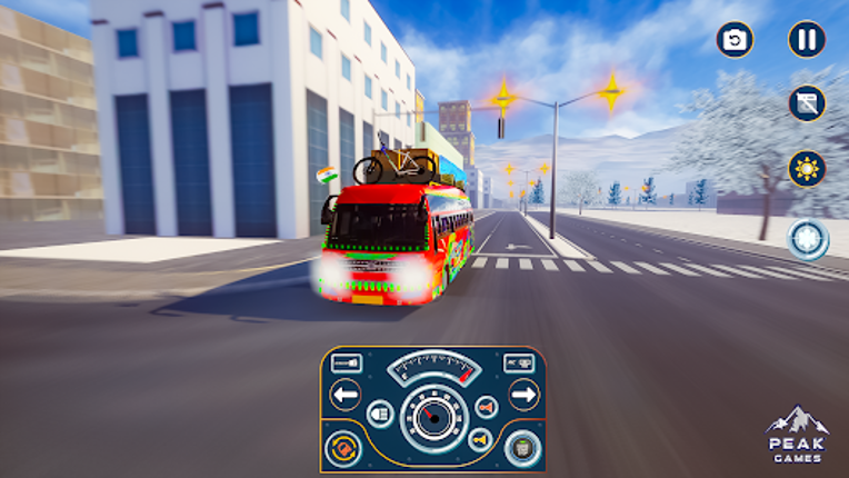 Indian Bus Game Bus Driving 3D screenshot
