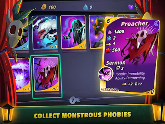 Phobies: PVP Card Battle screenshot