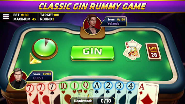 Gin Rummy - Classic Card Game screenshot
