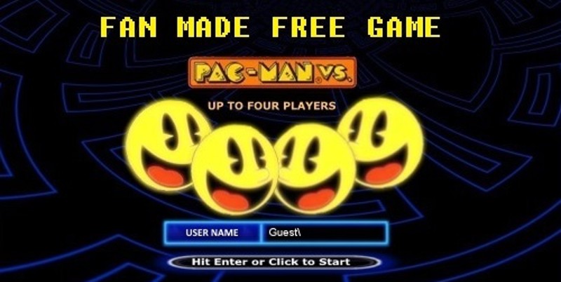 PAC-MAN VS. ( Up to 4 players ) Game Cover