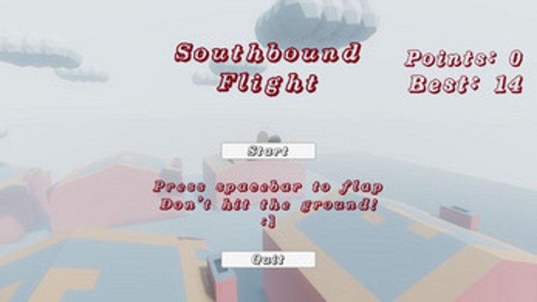 Southbound Flight (Ludum Dare 50) Image