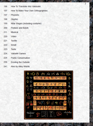 Vaibbahk: A Magickal Constructed Language Image