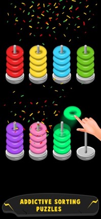 Hoop Stack Game - Color Sort Image
