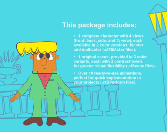 Phil – Character for Cartoon Animator 5 Image